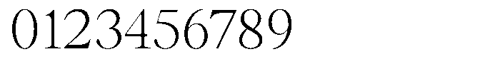 Thalore Light Font OTHER CHARS