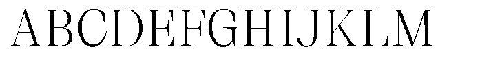 Thalore Light Font UPPERCASE
