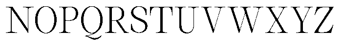Thalore Light Font UPPERCASE