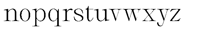 Thalore Light Font LOWERCASE