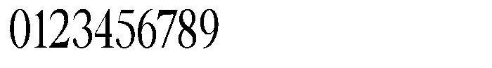 Thalore Medium Condensed Font OTHER CHARS