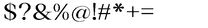 Thalore Medium Semi Expanded Font OTHER CHARS