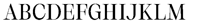 Thalore Medium Font UPPERCASE