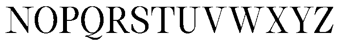 Thalore Medium Font UPPERCASE