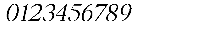 Thalore Oblique Font OTHER CHARS