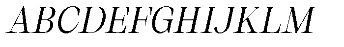 Thalore Oblique Font UPPERCASE