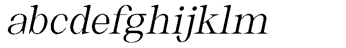 Thalore Oblique FONT
