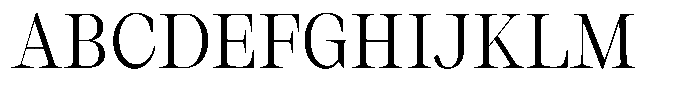 Thalore Regular Font UPPERCASE