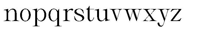 Thalore Regular Font LOWERCASE
