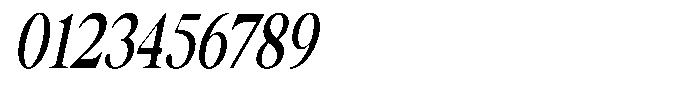 Thalore Semi Bold Condensed Oblique Font OTHER CHARS