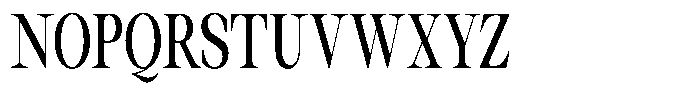 Thalore Semi Bold Condensed Font UPPERCASE
