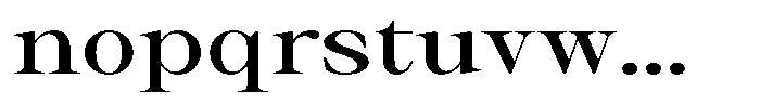 Thalore Semi Bold Expanded Font LOWERCASE