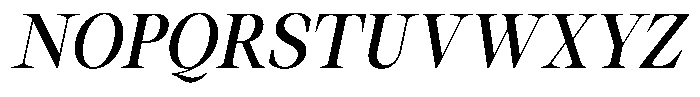 Thalore Semi Bold Oblique Font UPPERCASE