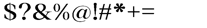 Thalore Semi Bold Semi Expanded Font OTHER CHARS