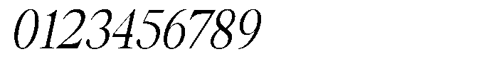 Thalore Semi Condensed Oblique Font OTHER CHARS