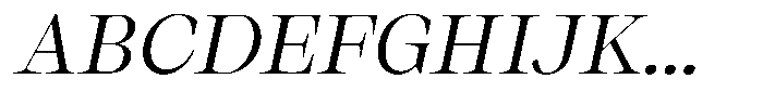 Thalore Semi Expanded Oblique Font UPPERCASE