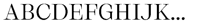 Thalore Semi Expanded Font UPPERCASE
