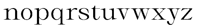 Thalore Semi Expanded Font LOWERCASE