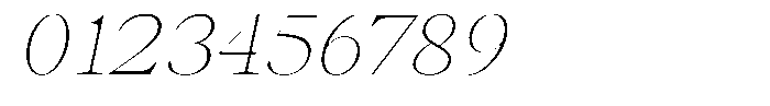 Thalore Thin Semi Expanded Oblique Font OTHER CHARS