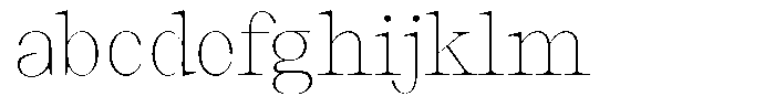 Thalore Thin FONT