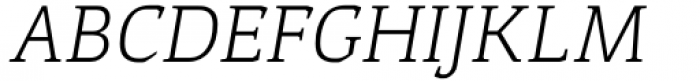 Thalweg Light Italic Font UPPERCASE