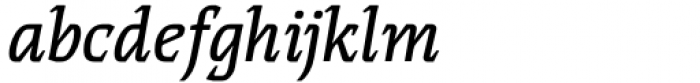 Thalweg Medium Italic Font LOWERCASE