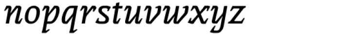 Thalweg Medium Italic Font LOWERCASE