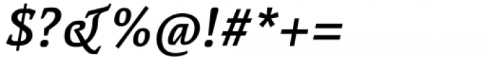 Thalweg Semi Bold Italic Font OTHER CHARS