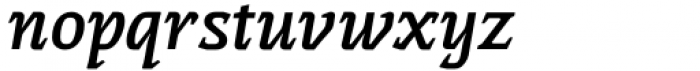 Thalweg Semi Bold Italic Font LOWERCASE