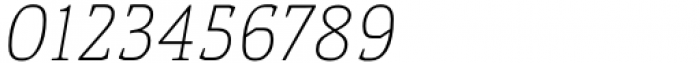 Thalweg Thin Italic Font OTHER CHARS