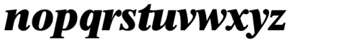 Thames Serial Heavy Italic Font LOWERCASE