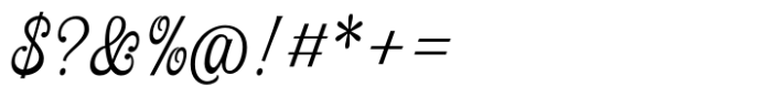 Thanjavur Regular Font OTHER CHARS
