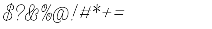 Thanjavur Thin Font OTHER CHARS