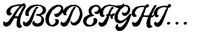 Thankfull Rough Font UPPERCASE
