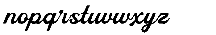 Thankfull Rough Font LOWERCASE