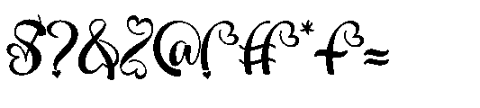 Thanks Beauty Italic Thanks Beauty Regular Font OTHER CHARS