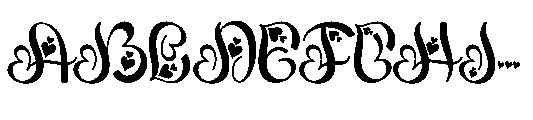 Thanks Beauty Italic Thanks Beauty Regular Font UPPERCASE