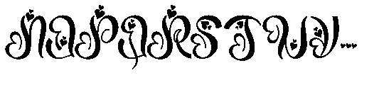 Thanks Beauty Italic Thanks Beauty Regular Font UPPERCASE