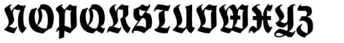 Thannhaeuser Fraktur Bold Condensed Font UPPERCASE