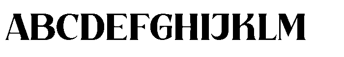 Thannie Font UPPERCASE