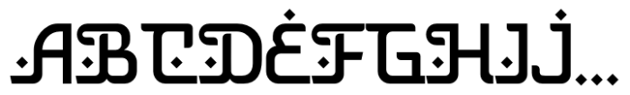 Thariqah Font UPPERCASE