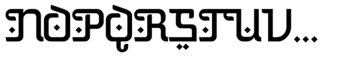 Thariqah Font UPPERCASE