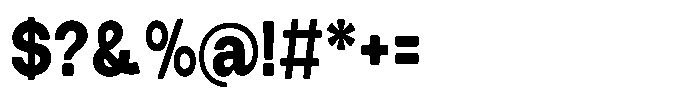Tharo Black Condensed Font OTHER CHARS