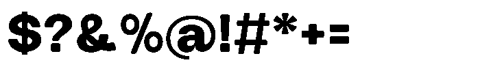 Tharo Black Expanded Font OTHER CHARS