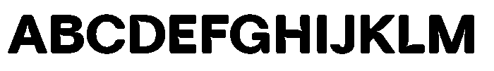 Tharo Black Expanded Font UPPERCASE