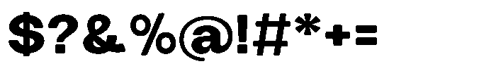 Tharo Black Extra Expanded Font OTHER CHARS