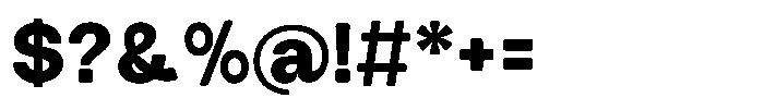 Tharo Black Semi Expanded Font OTHER CHARS