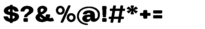Tharo Black Ultra Expanded Font OTHER CHARS