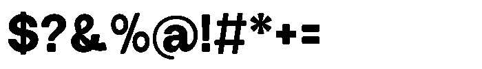 Tharo Black Font OTHER CHARS