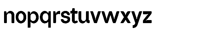 Tharo Bold Condensed Font LOWERCASE